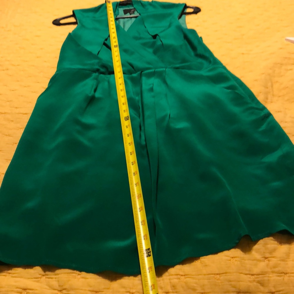 Green cocktail dress